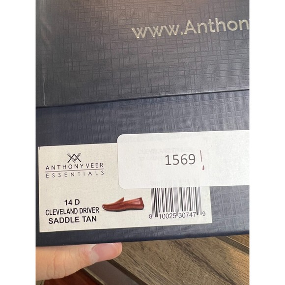 Anthony Veer Cleveland Driver Slip On Loafer Saddle Tan 14D NWB - Picture 4 of 10